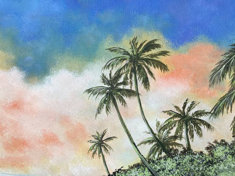 Original Contemporary Beach Painting by Nuwanthi Jayaweera