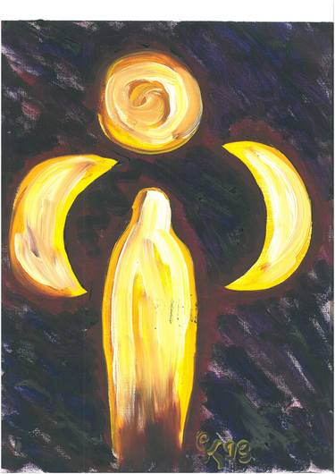 Print of Abstract Religious Paintings by Gabriele C Kunz