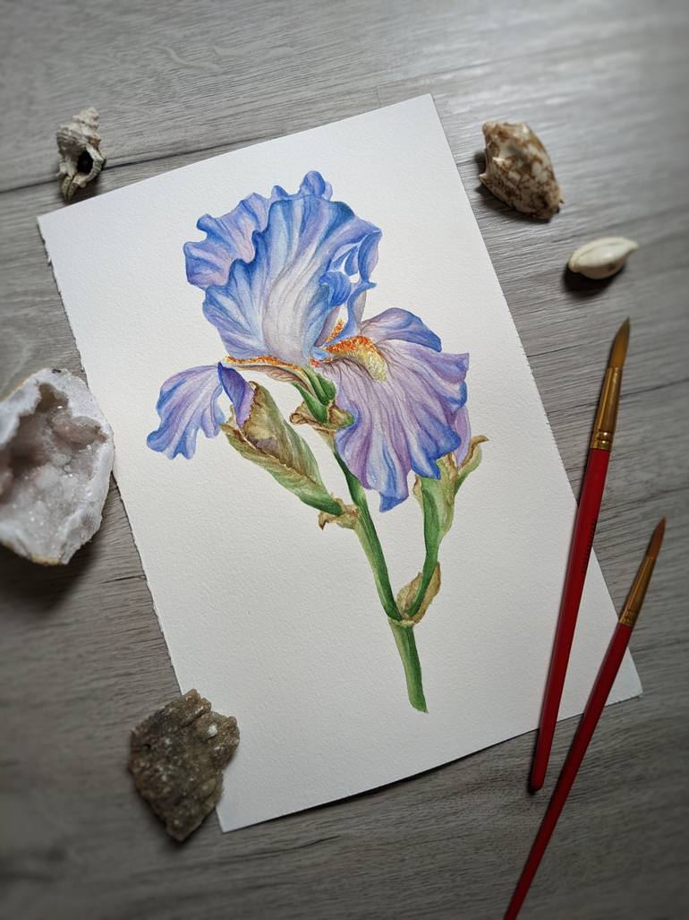 Original Expressionism Botanic Painting by Maria Popova