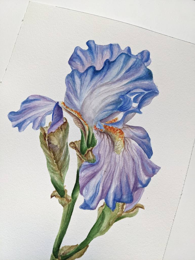 Original Expressionism Botanic Painting by Maria Popova