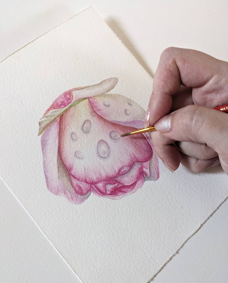 Original Other Botanic Painting by Maria Popova