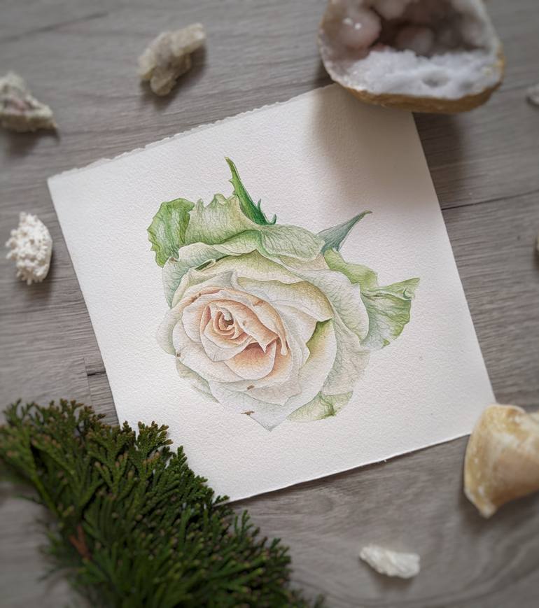 Original Other Botanic Painting by Maria Popova