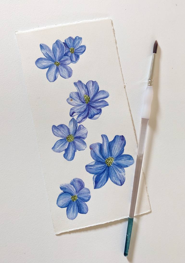 Original Other Botanic Painting by Maria Popova