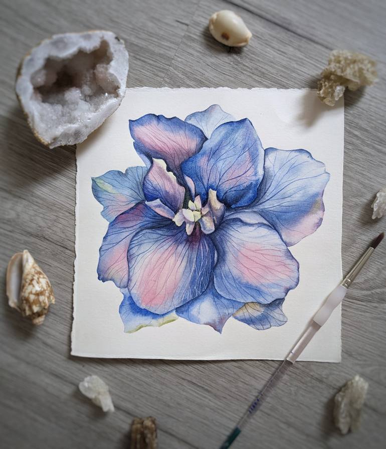 Original Other Botanic Painting by Maria Popova