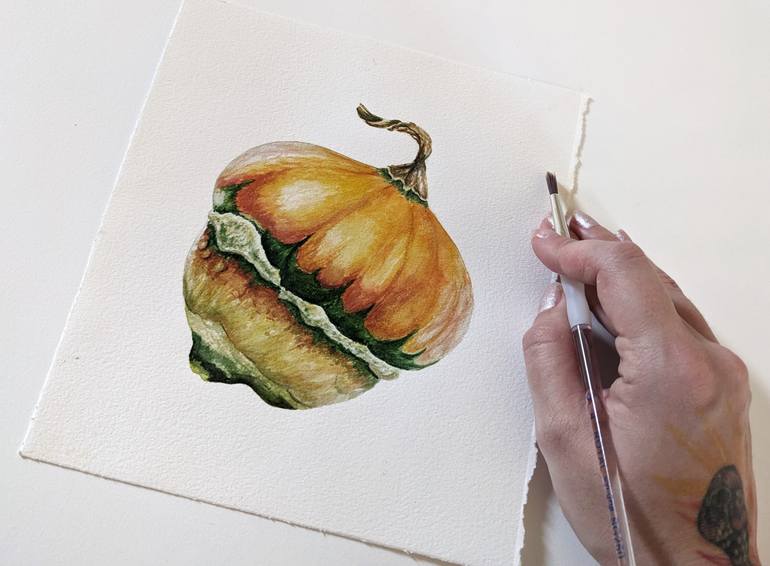 Original Other Botanic Painting by Maria Popova