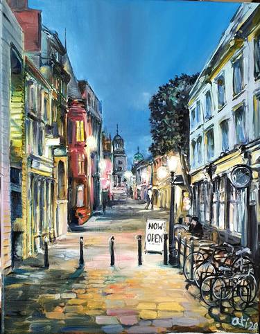Original Impressionism Cities Paintings by Anna Tugay