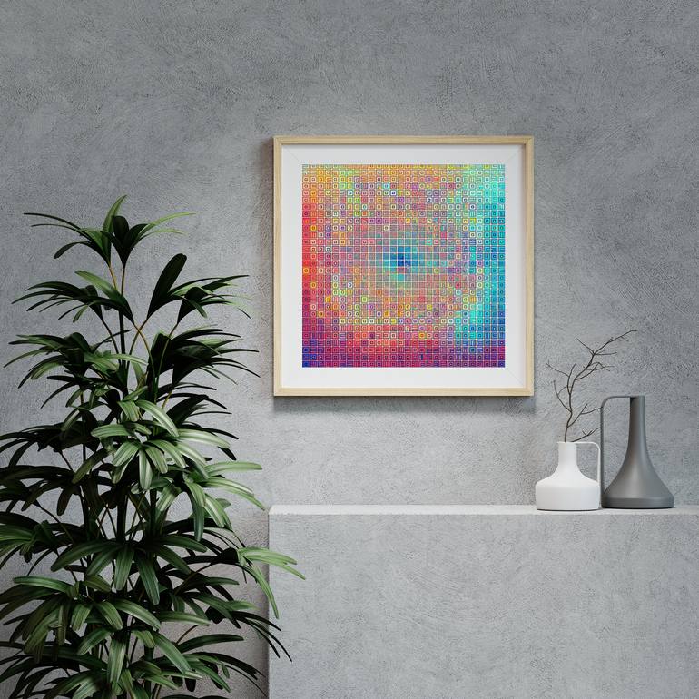 Original Abstract Expressionism Abstract Digital by Fred Adun
