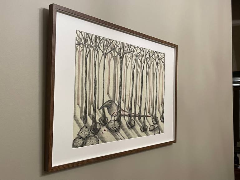 Original Figurative Fantasy Drawing by Daiva Mazo