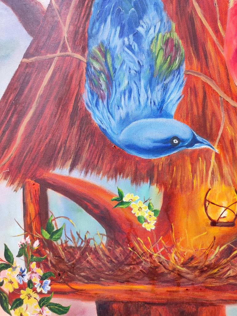 Original Conceptual Love Painting by Mariam Javed