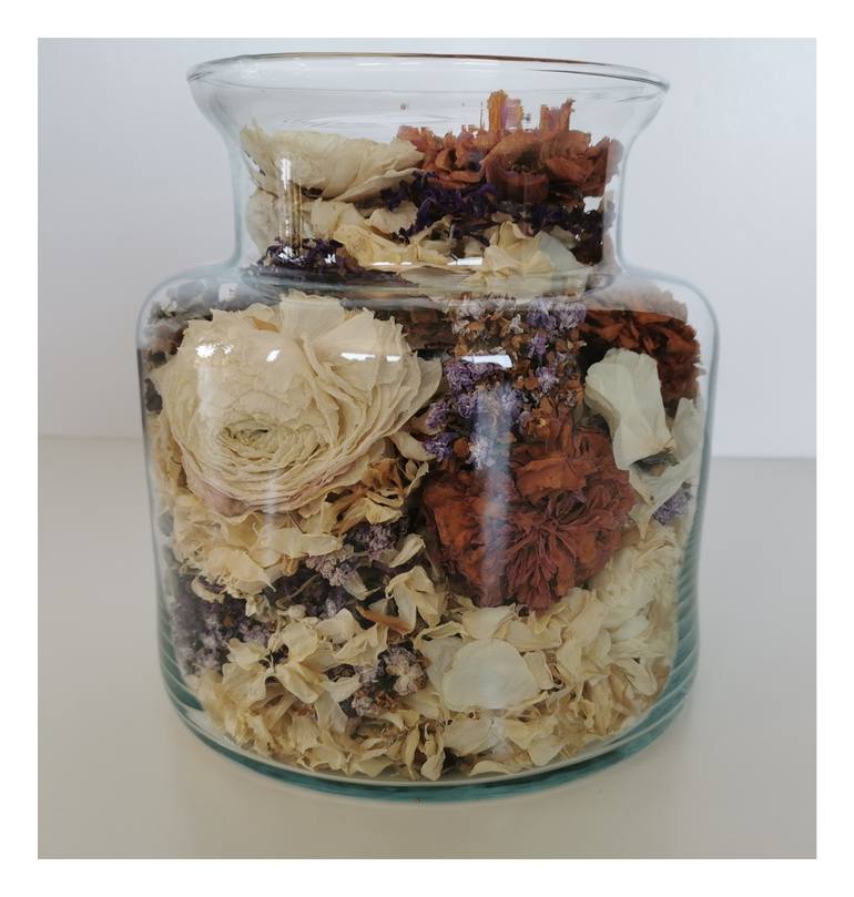 Original Conceptual Floral Mixed Media by Jennifleur Aubert