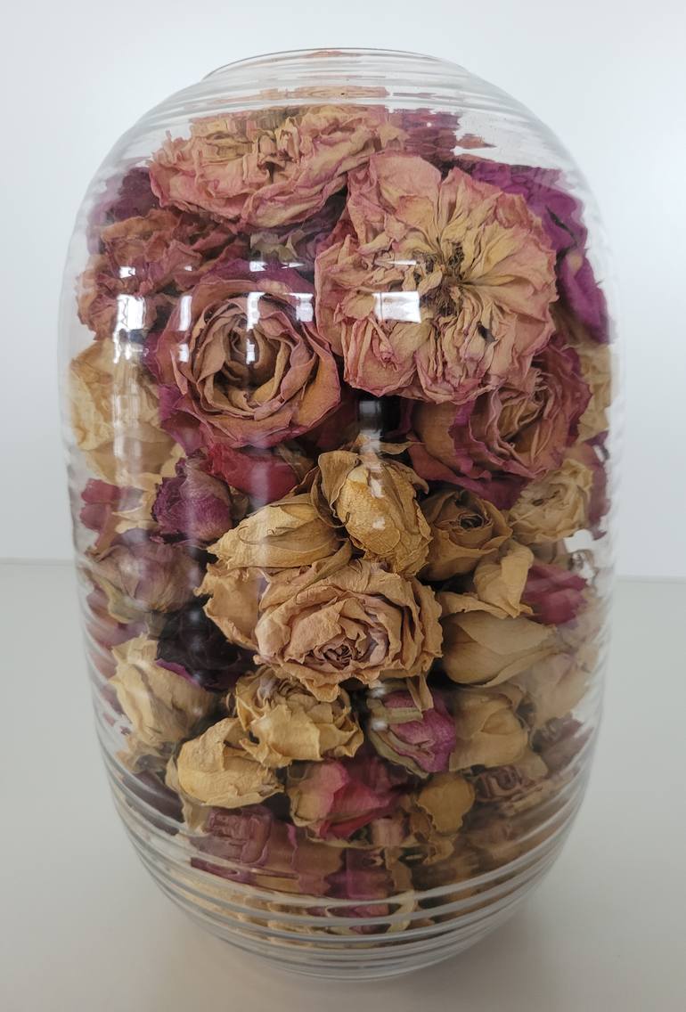 Original Conceptual Floral Mixed Media by Jennifleur Aubert