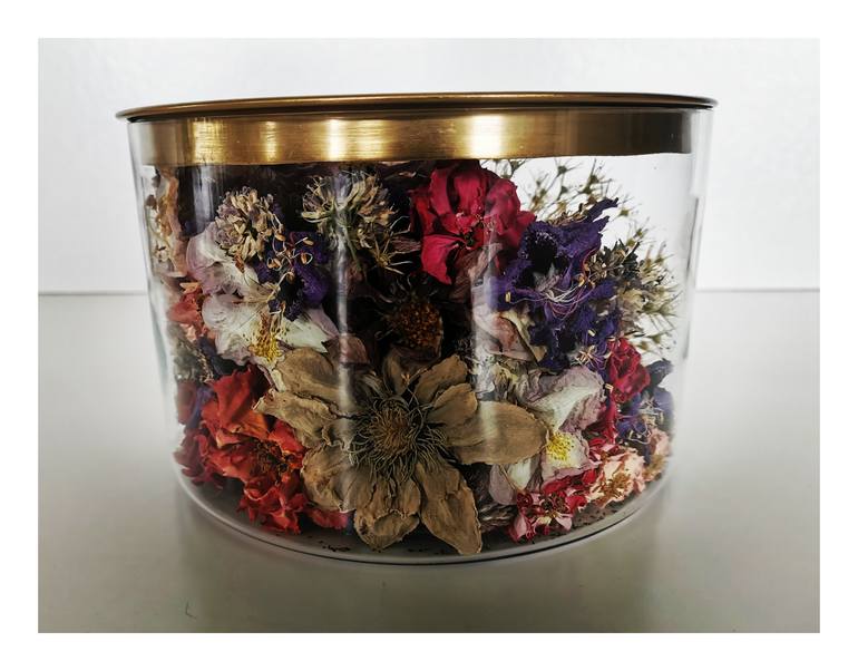 Original Conceptual Floral Mixed Media by Jennifleur Aubert