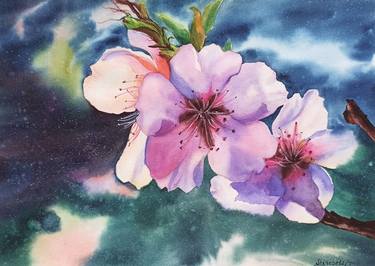 Print of Fine Art Floral Paintings by Oksana Shkrebets