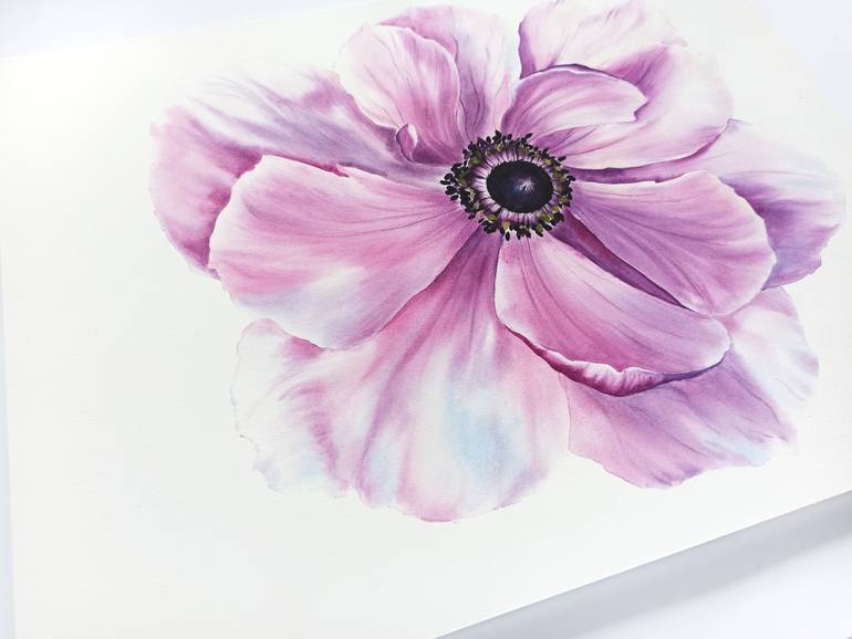 Original Other Floral Painting by Oksana Shkrebets