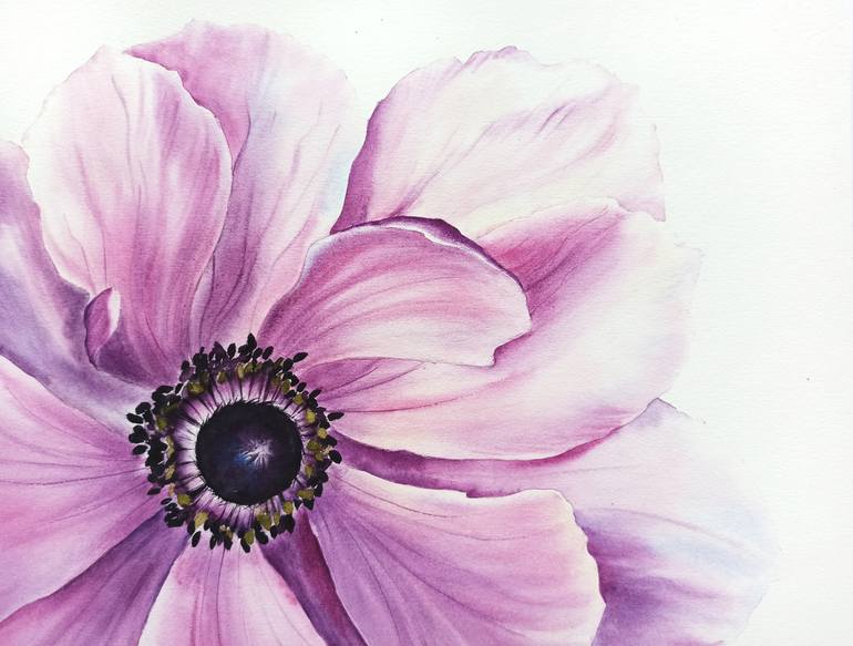 Original Other Floral Painting by Oksana Shkrebets
