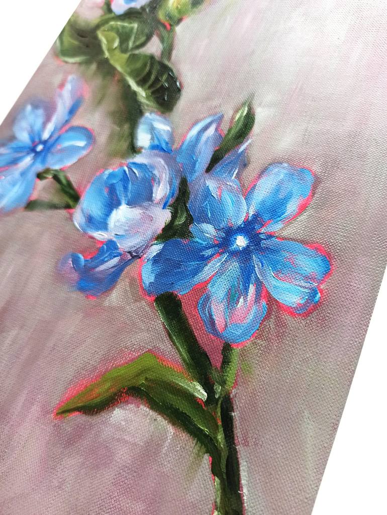 Original Floral Painting by Oksana Shkrebets