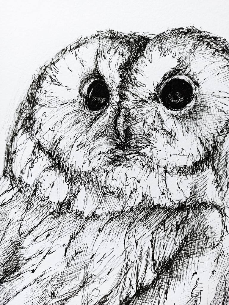 Original Graphics And Animation Animal Drawing by Oksana Shkrebets