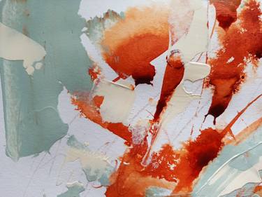 Original Abstract Expressionism Abstract Paintings by Oksana Shkrebets