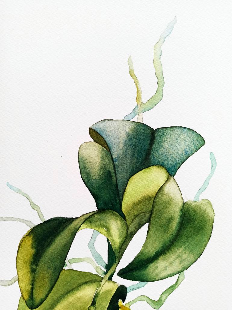 Original Contemporary Floral Painting by Oksana Shkrebets