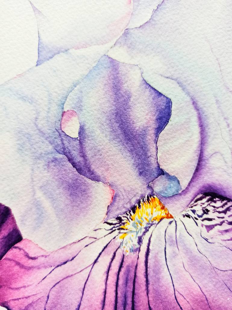 Original Contemporary Floral Painting by Oksana Shkrebets