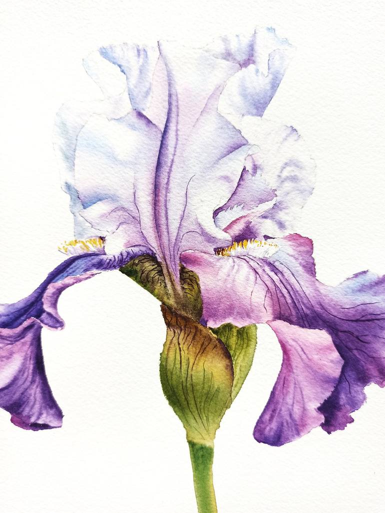 Original Contemporary Floral Painting by Oksana Shkrebets