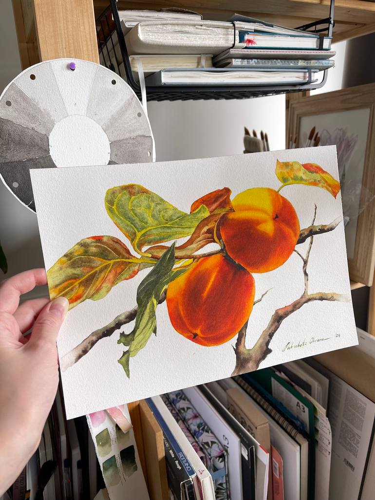 Original Contemporary Nature Painting by Oksana Shkrebets