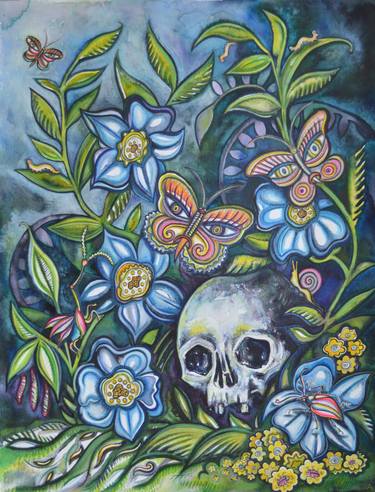 Print of Mortality Paintings by Aine Corr