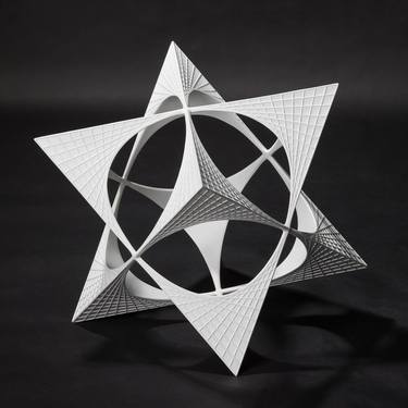 Print of Abstract Geometric Sculpture by Vasko Bardarov