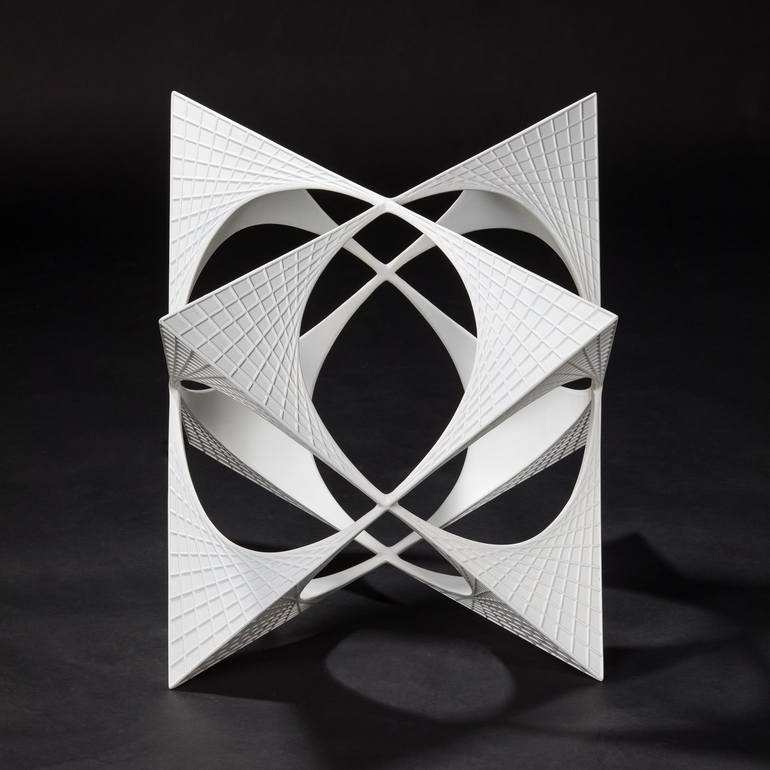 Original Abstract Geometric Sculpture by Vasko Bardarov