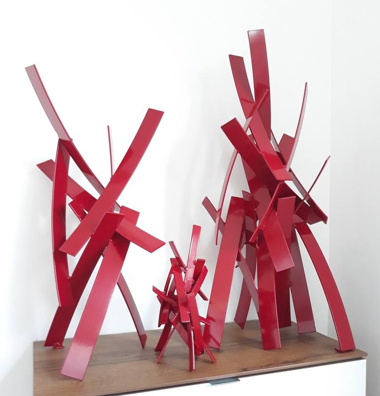 Original Abstract Sculpture by Armin Staeblein