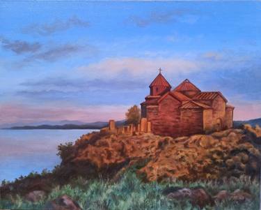 Monastery at Lake Sevan thumb
