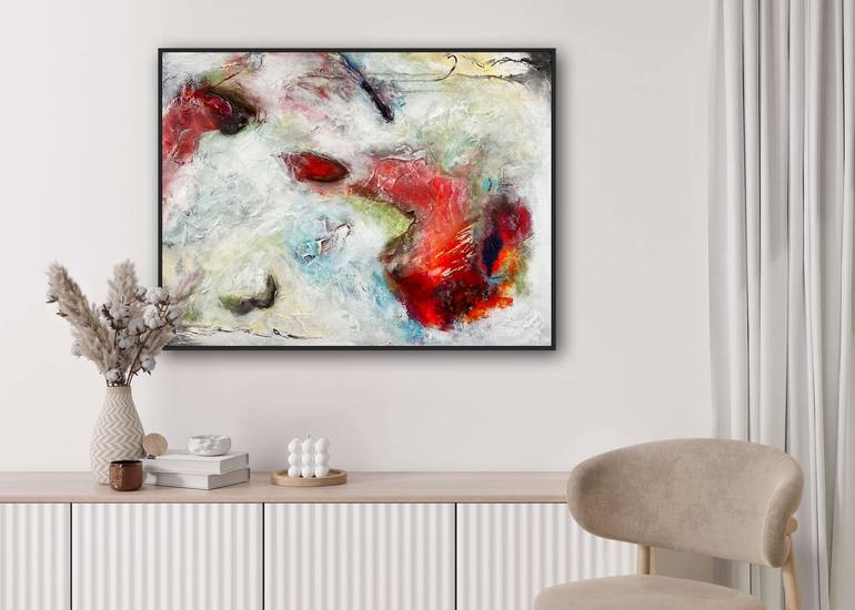Original Abstract Expressionism Abstract Painting by Connie Sloma