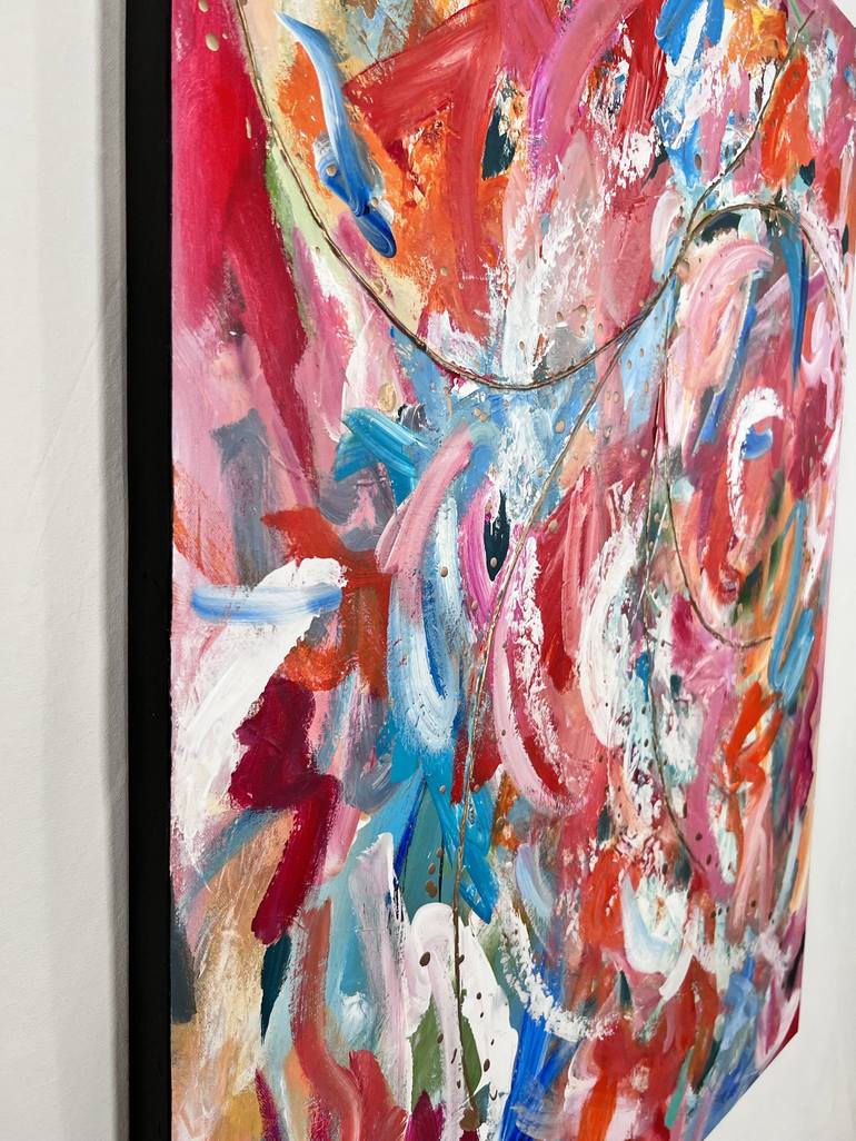 Original Abstract Expressionism Nature Mixed Media by Connie Sloma