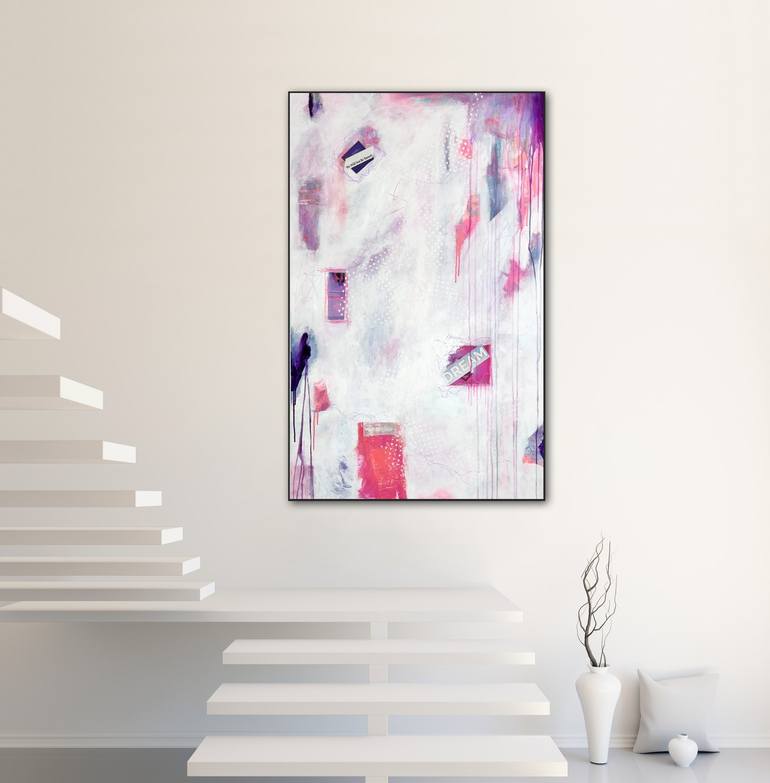 Original Abstract Expressionism Abstract Painting by Connie Sloma