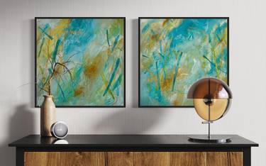 Original Abstract Expressionism Abstract Paintings by Connie Sloma
