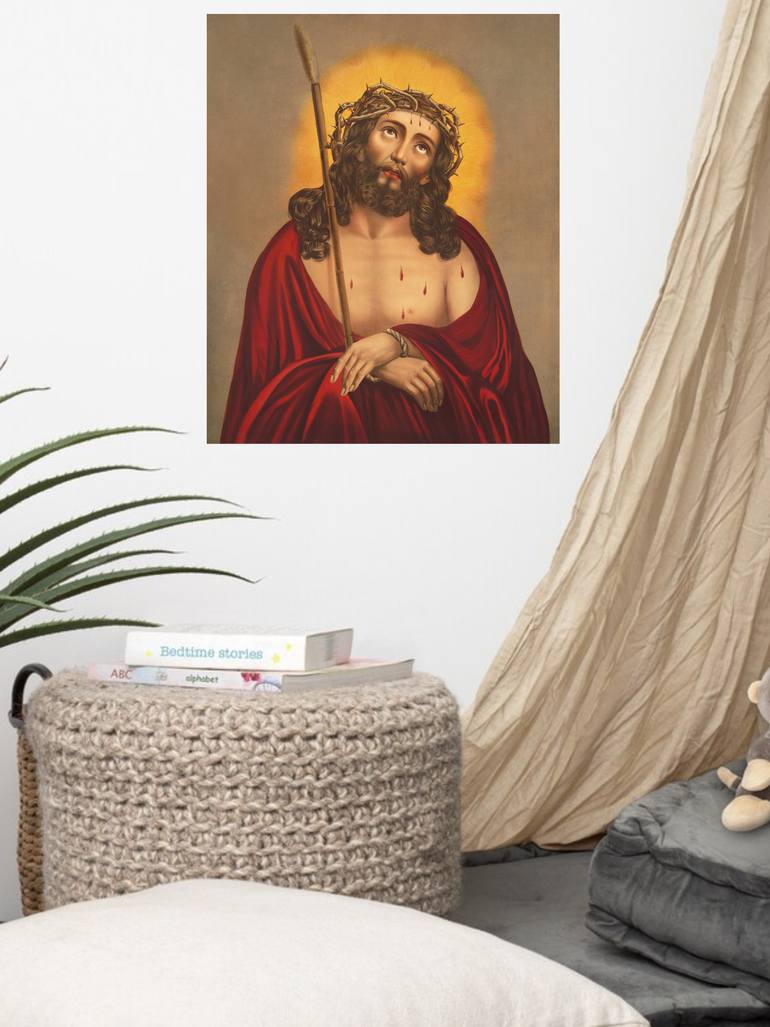 Original Impressionism Religion Digital by Sarbjit Nahal