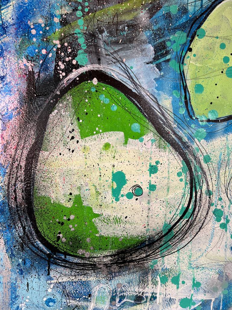 Original Contemporary Abstract Painting by Cherie Fruehan
