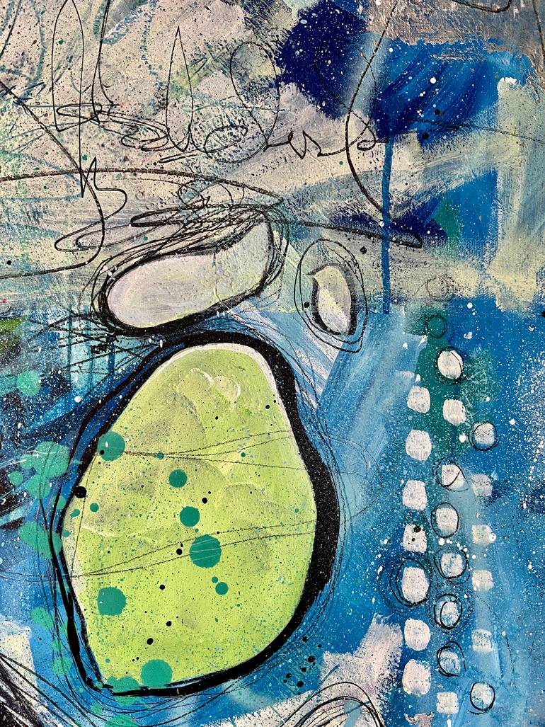 Original Contemporary Abstract Painting by Cherie Fruehan