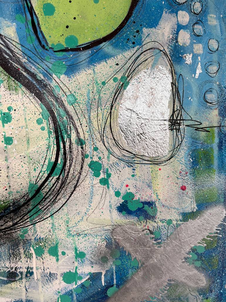 Original Contemporary Abstract Painting by Cherie Fruehan