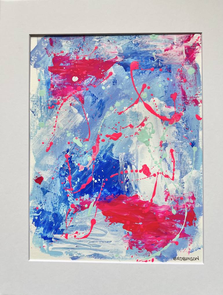 Original Abstract Expressionism Abstract Painting by Beth Robinson