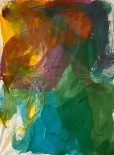 Original Abstract Expressionism Abstract Painting by Douglas Diaz