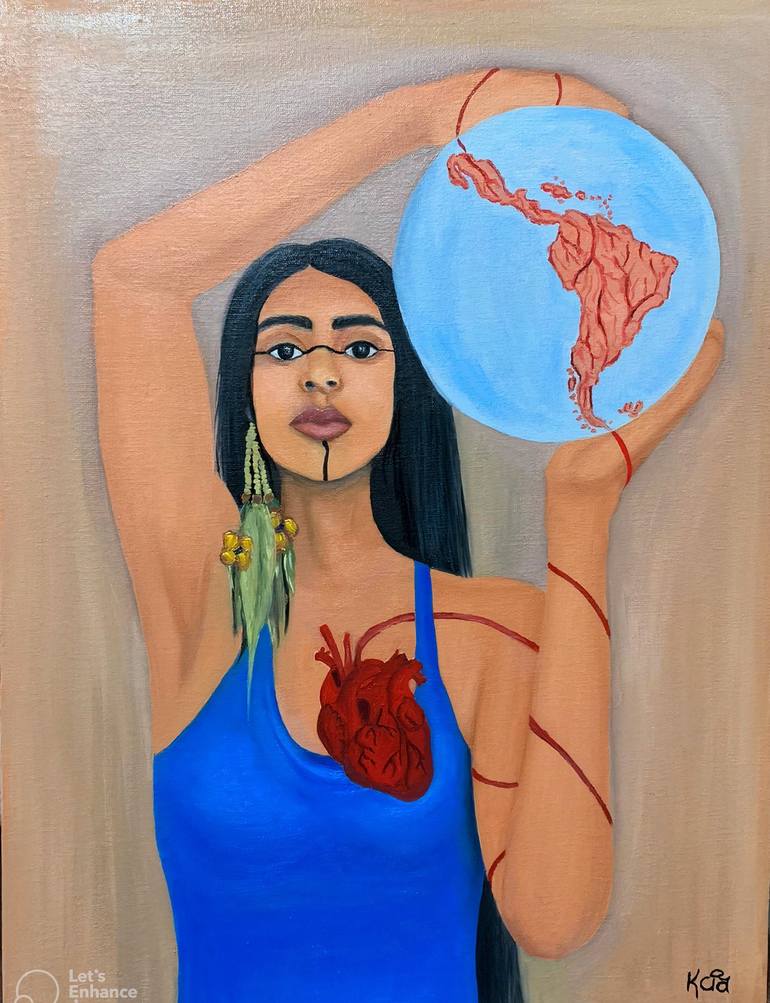 Original Contemporary Political Paintings by Cássia Musser