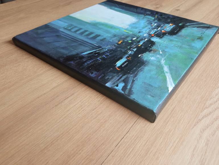 Original Figurative Cities Painting by Philippe Perennou