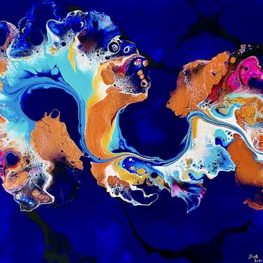 Original Abstract Paintings by CEDRIC DUBBIOSI