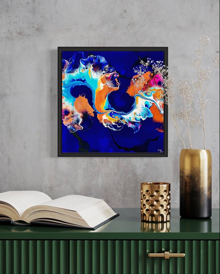 Original Abstract Painting by CEDRIC DUBBIOSI