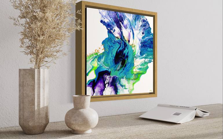 Original Abstract Painting by CEDRIC DUBBIOSI