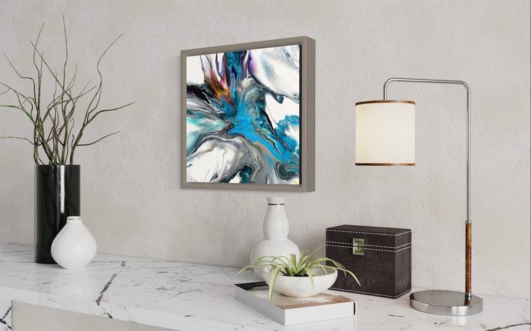 Original Contemporary Abstract Painting by Cedric Dubbiosi