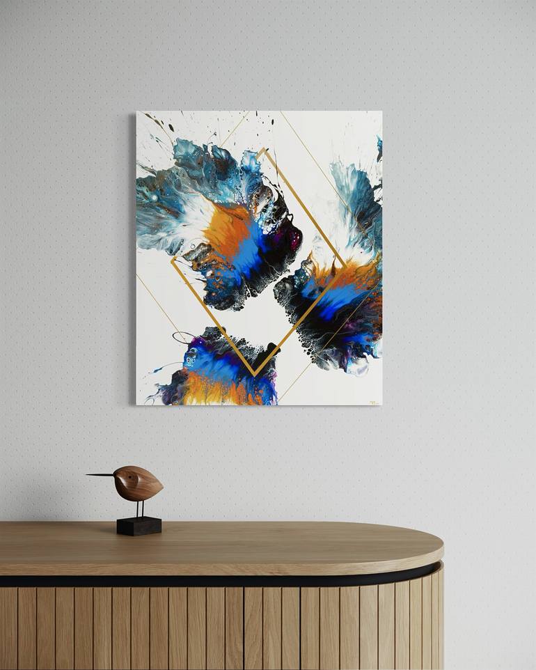 Original Abstract Painting by CEDRIC DUBBIOSI