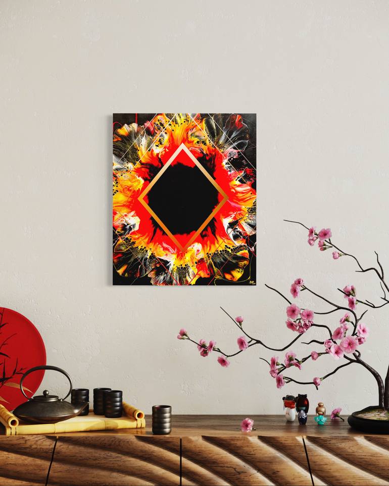 Original Contemporary Abstract Painting by Cedric Dubbiosi