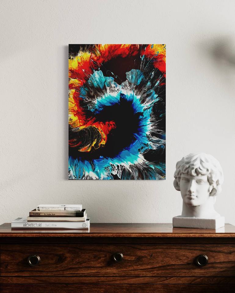 Original Contemporary Abstract Painting by Cedric Dubbiosi